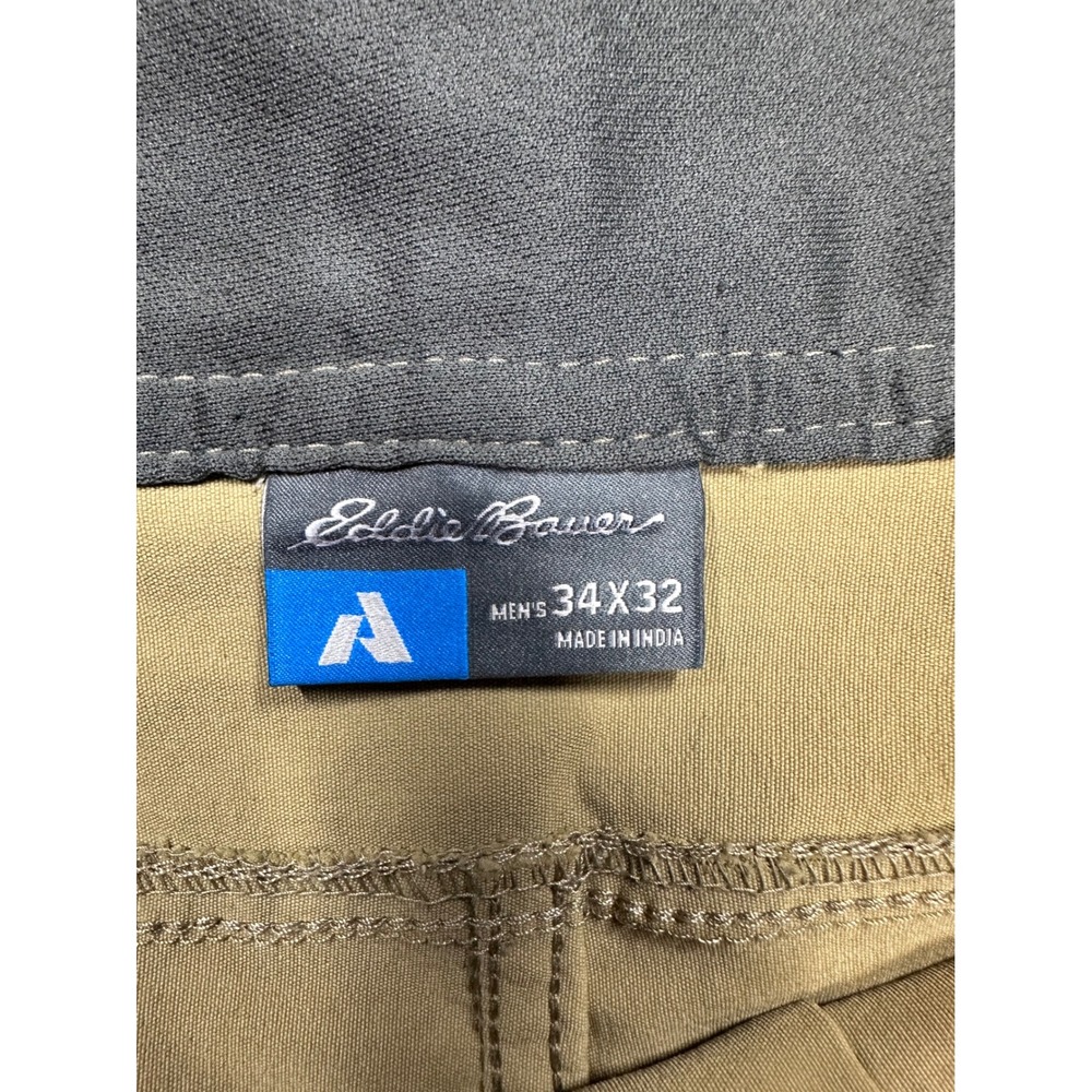Eddie Bauer First Ascent Guide Pro Pants Mens 34x32 Tan Khaki Hiking Outdoor - Picture 7 of 11
